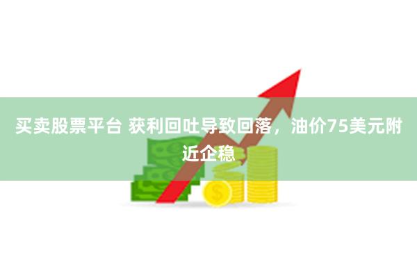 买卖股票平台 获利回吐导致回落，油价75美元附近企稳