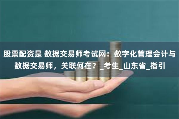 股票配资是 数据交易师考试网：数字化管理会计与数据交易师，关联何在？_考生_山东省_指引